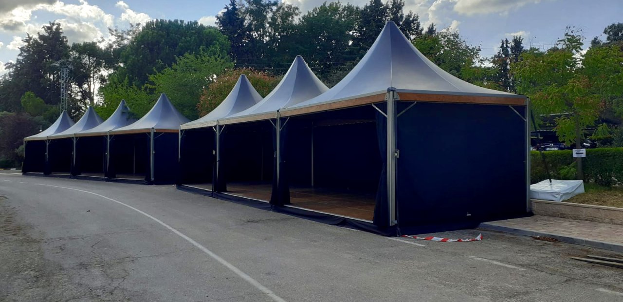 VIP tent to event