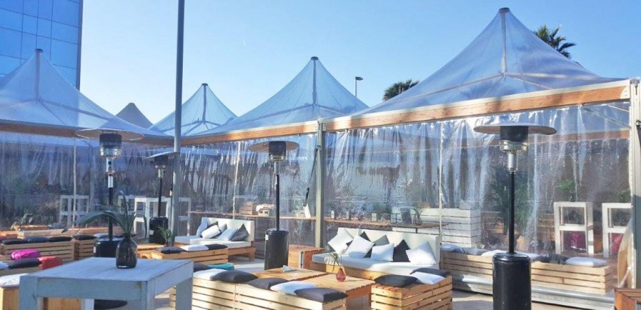 Transparent tents renting service in Barcelona & Catalunya
