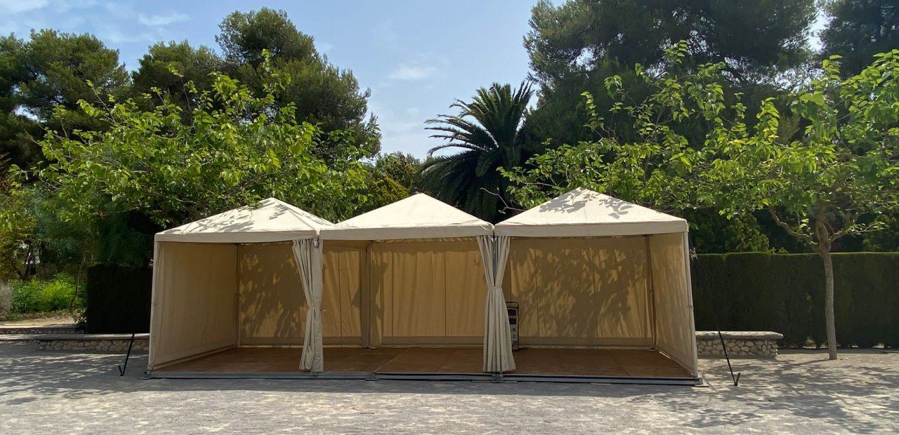 Guía de precios para alquilar carpas según la capacidad