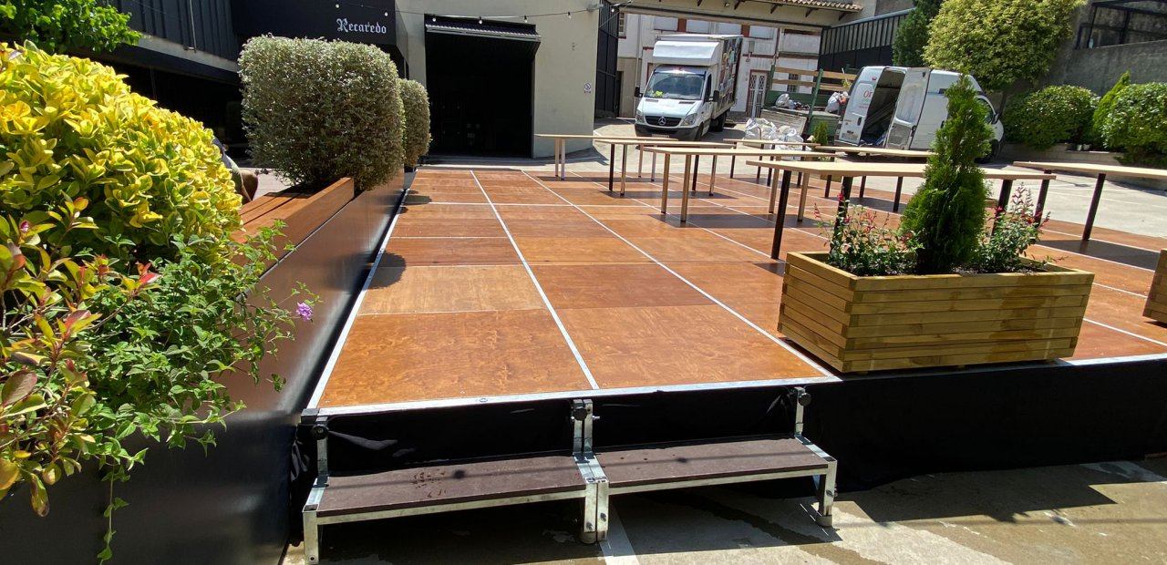 Rent or buy floorings | Eventop Carpas Barcelona