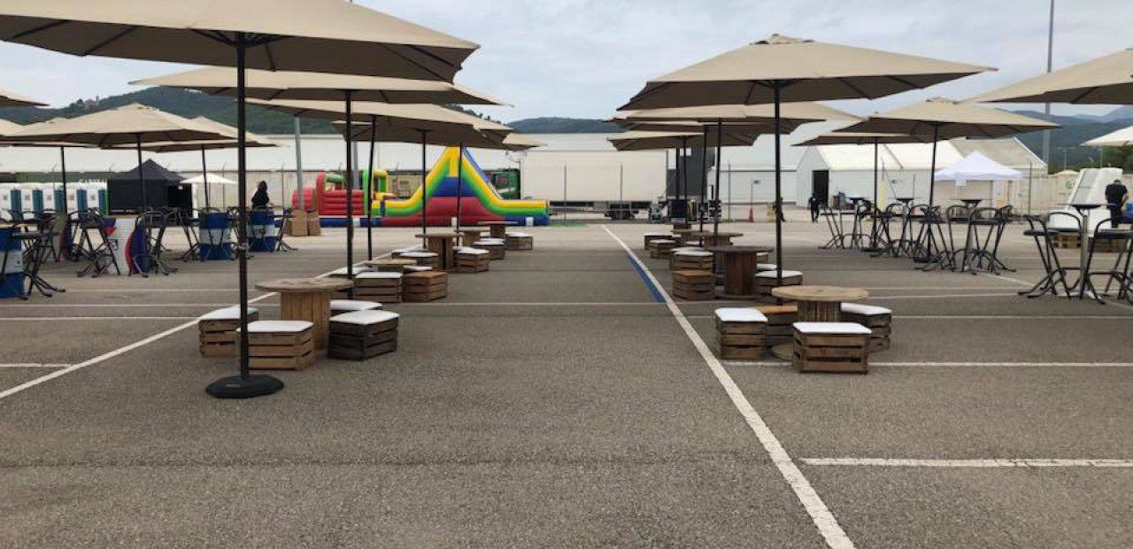 Parasoles y Sombrillas para Eventos | Alquiler Exterior - Eventop