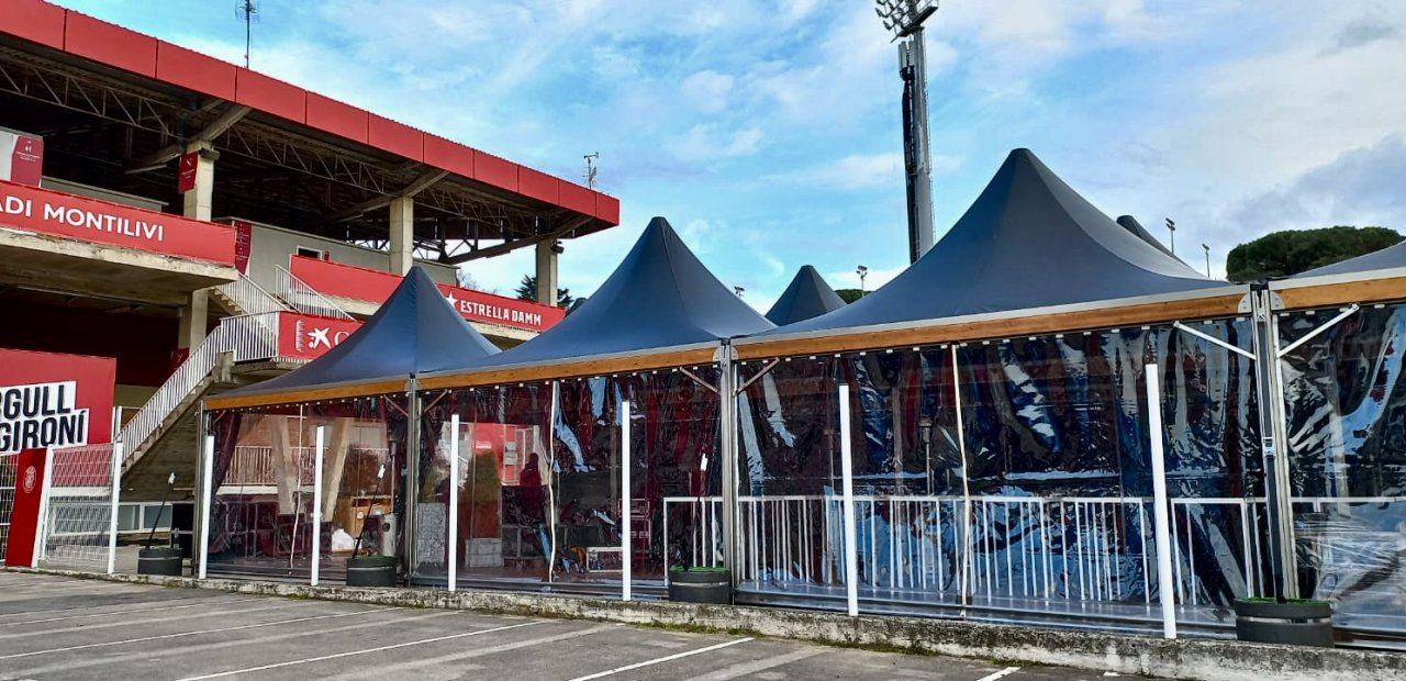 Carpas de alquiler en Girona FC