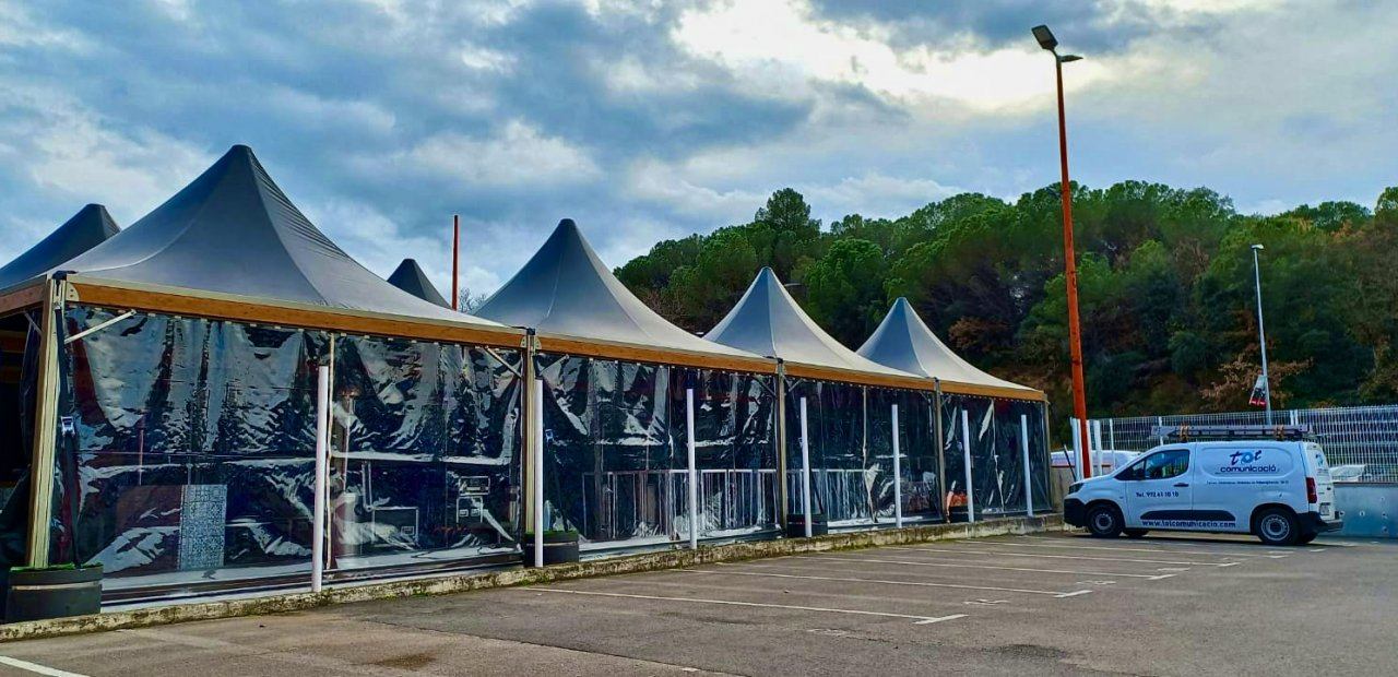 Carpas de alquiler en Girona FC