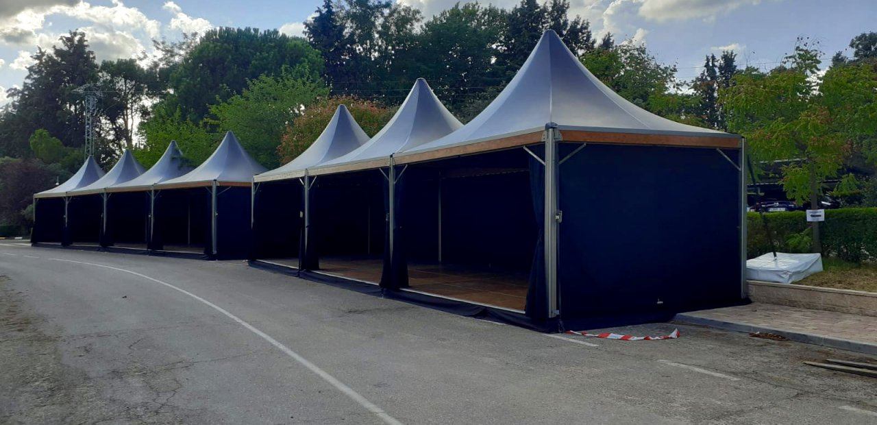 Carpas VIP para evento deportivo