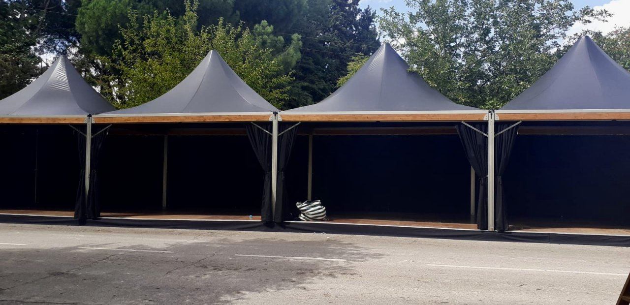 Carpas VIP para evento deportivo