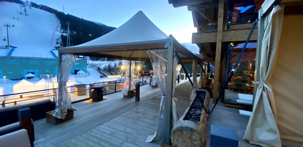 Carpas Eventop Vip para evento deportivo en Andorra
