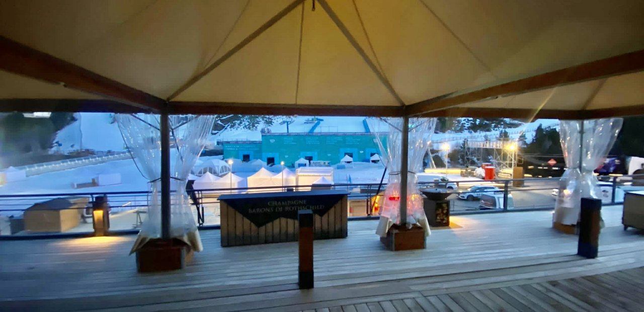 Carpas Eventop Vip para evento deportivo en Andorra