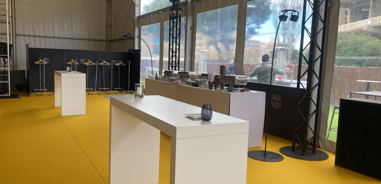 Gran Carpa de alquiler en el Camp Nou