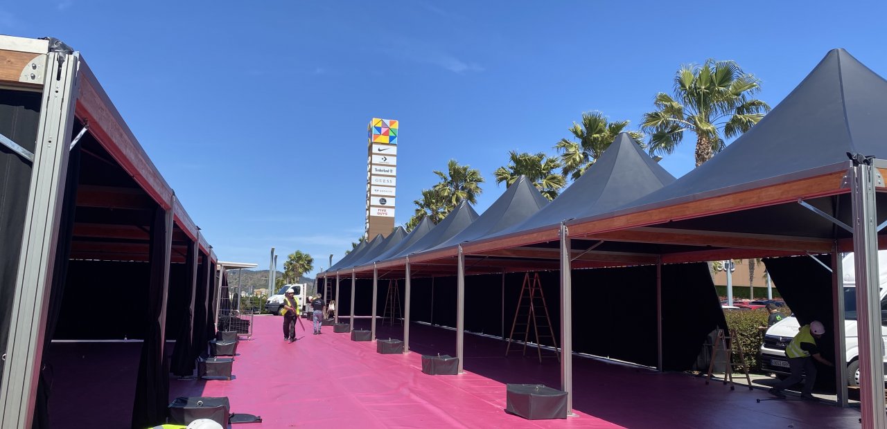 Tent Rental for Viladecans The Style Outlets