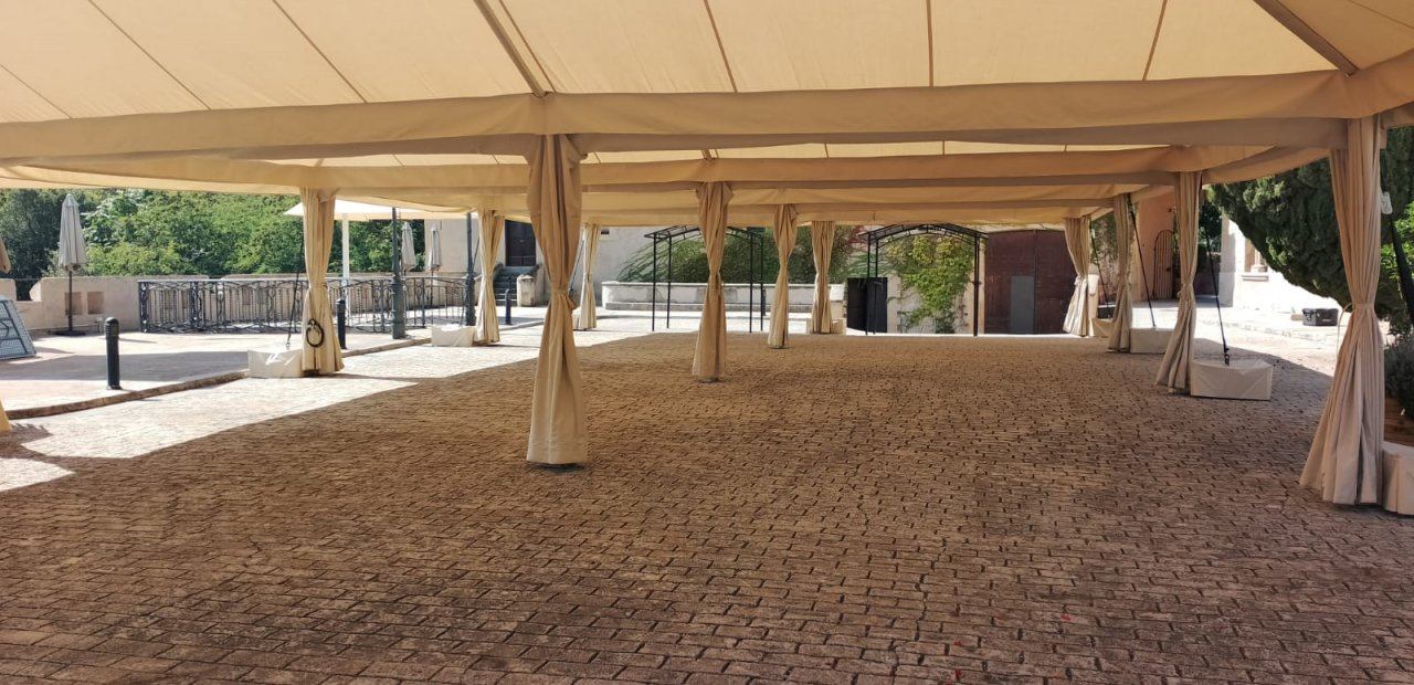 Carpas modulares para pequeños y grandes espacios