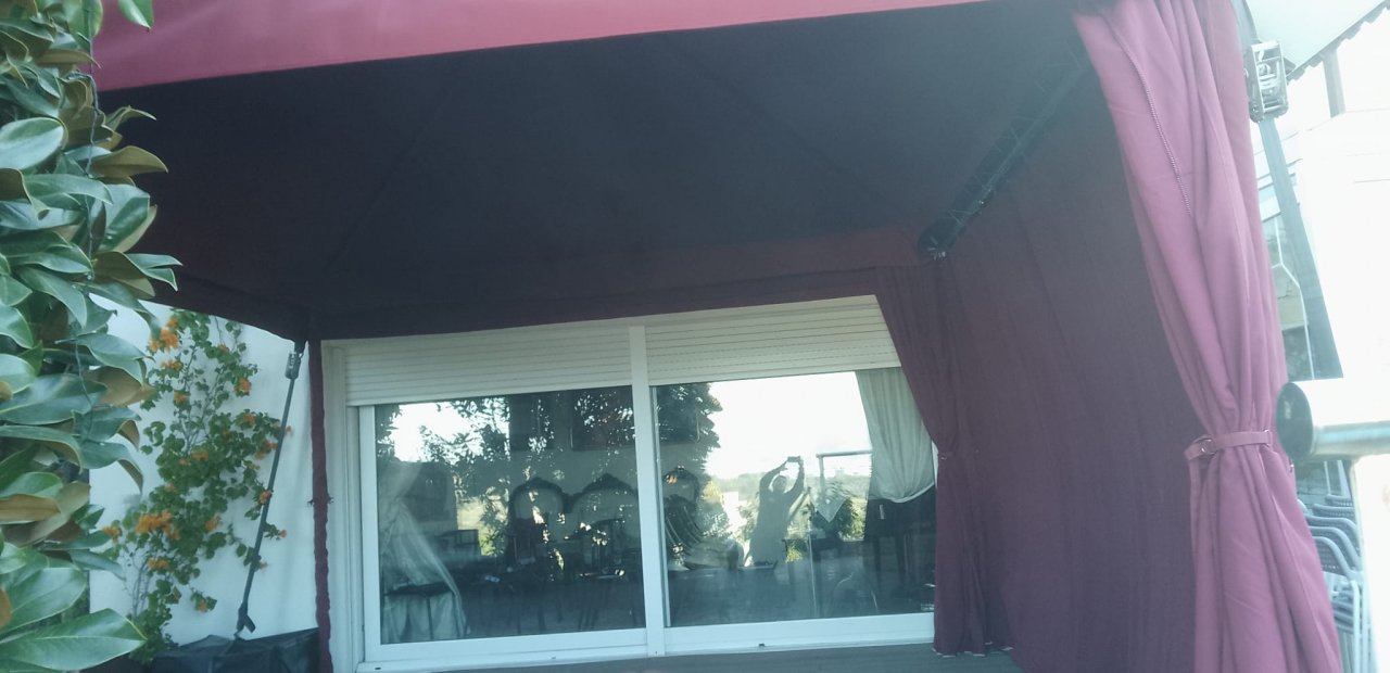 Carpas de alquiler modelo Modular para cubrir terrazas