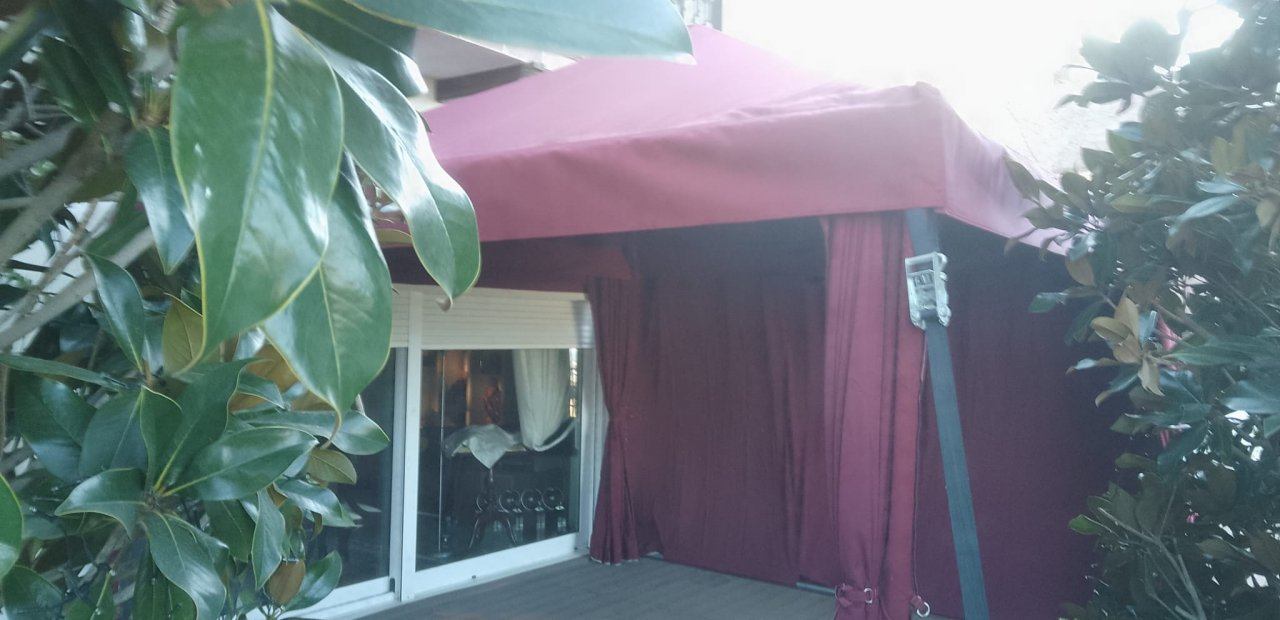 Carpas de alquiler modelo Modular para cubrir terrazas