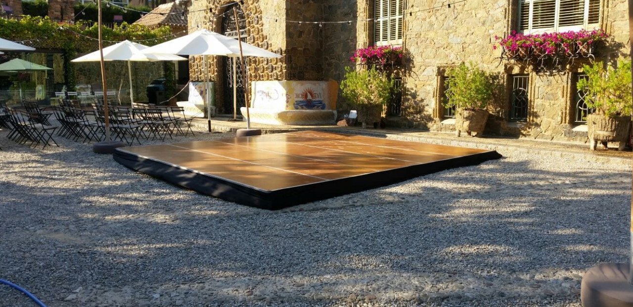 What is more suitable for our event: Wood Flooring or Stage?