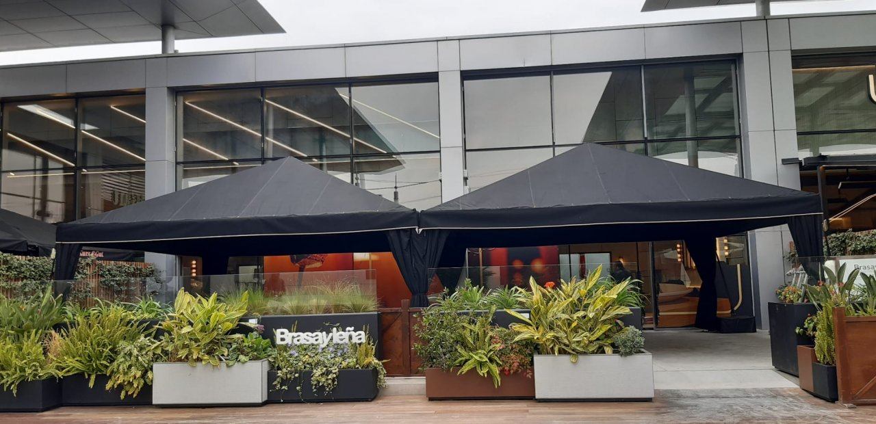 Carpas modulares en CC Westfield