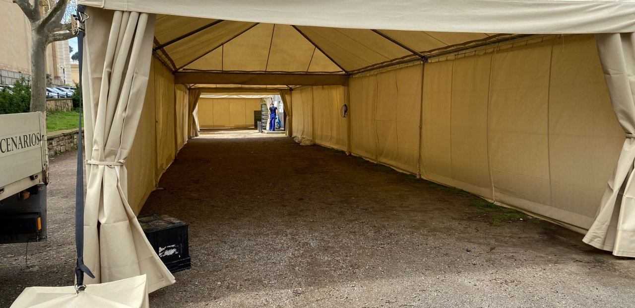 Carpas modulares para Catering