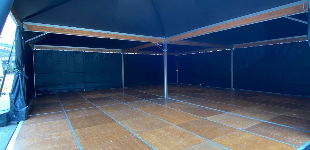 FCB con carpas EVENTOP