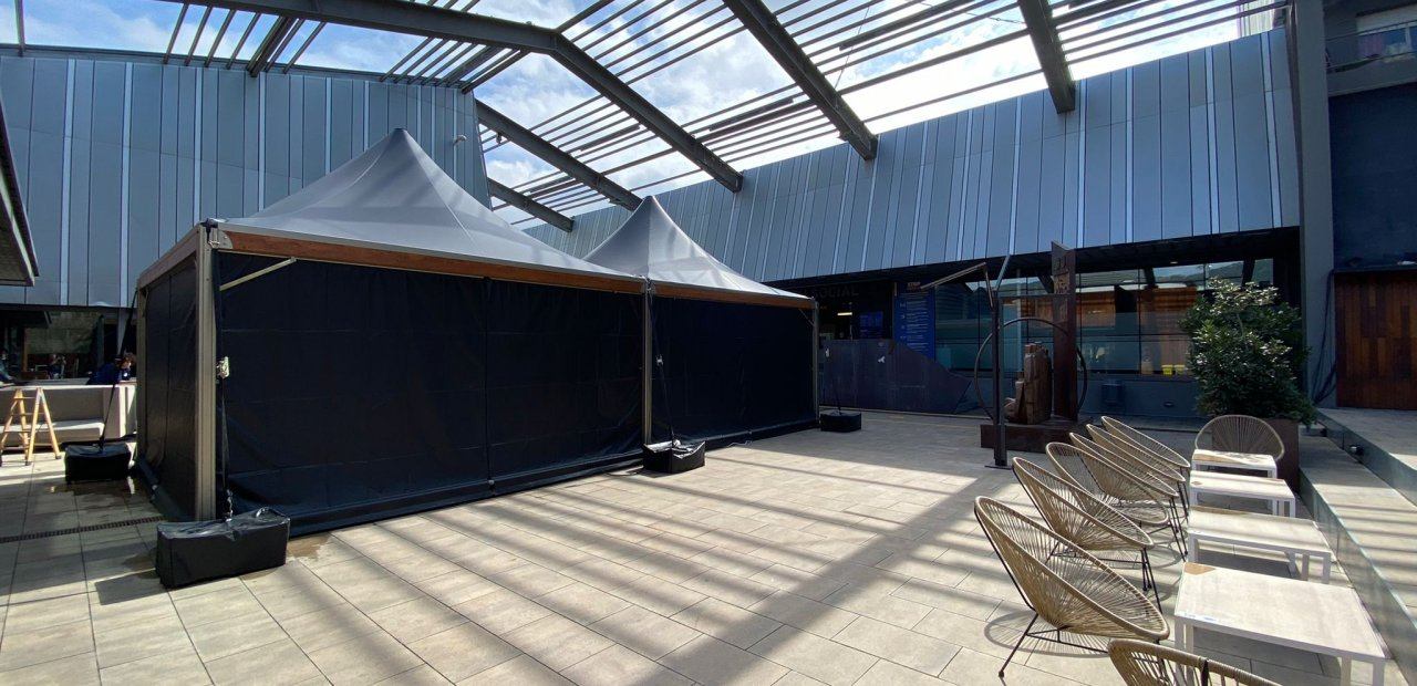 FCB con carpas EVENTOP